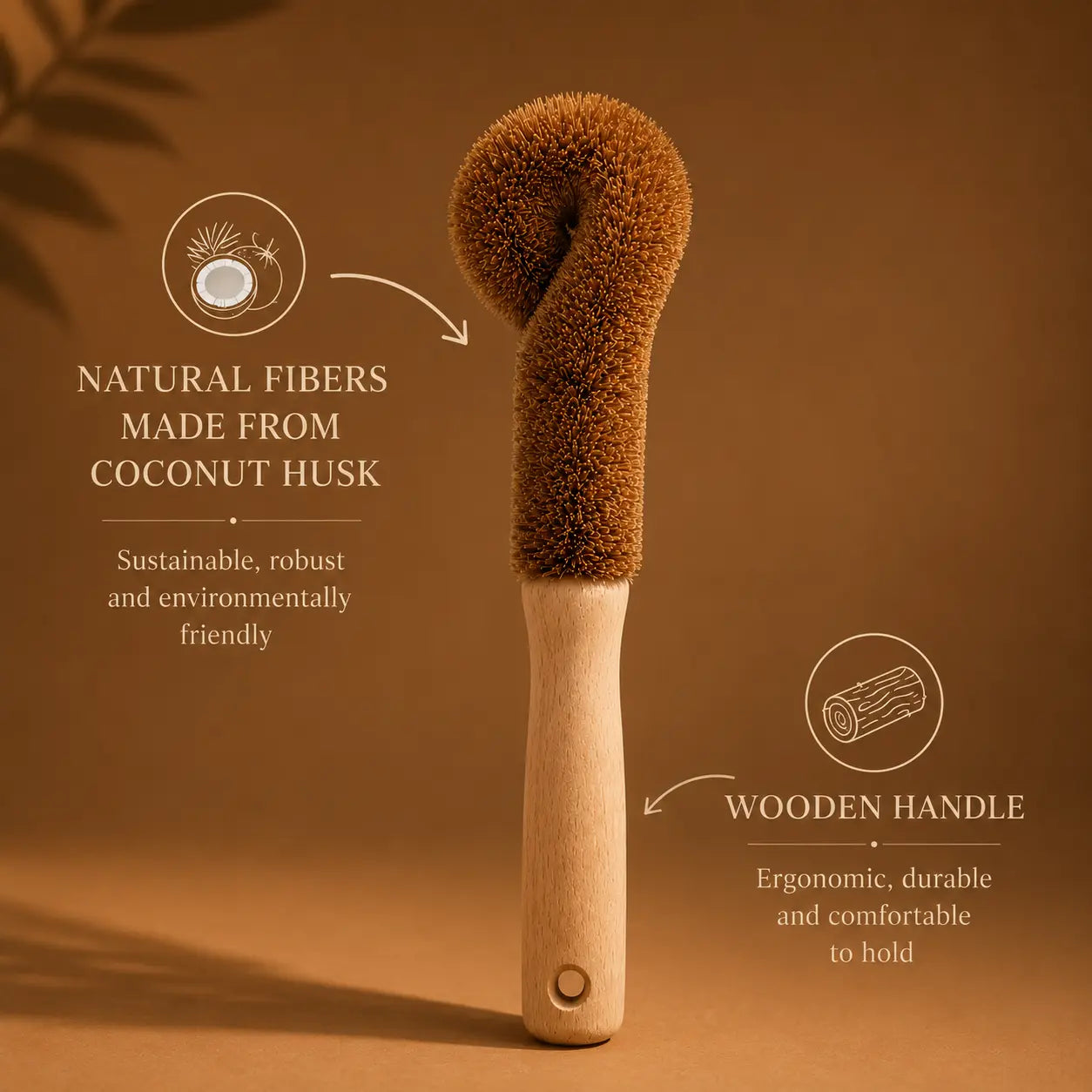 Alma Pure™ Natural Copper Cleaning Brush