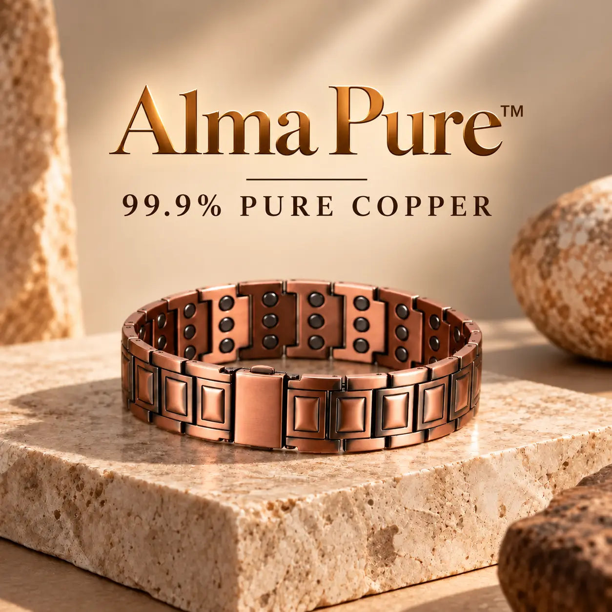 Alma Pure™ Magnetic Copper Bracelet