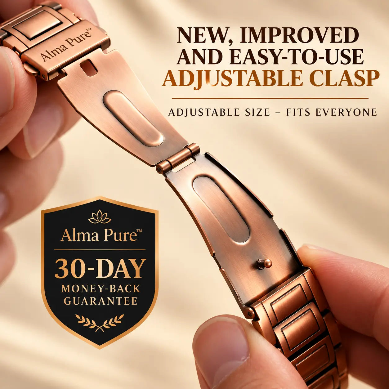Alma Pure™ Magnetic Copper Bracelet