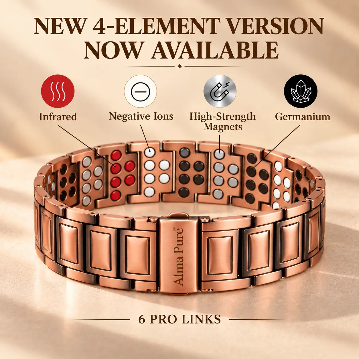 Alma Pure™ Magnetic Copper Bracelet