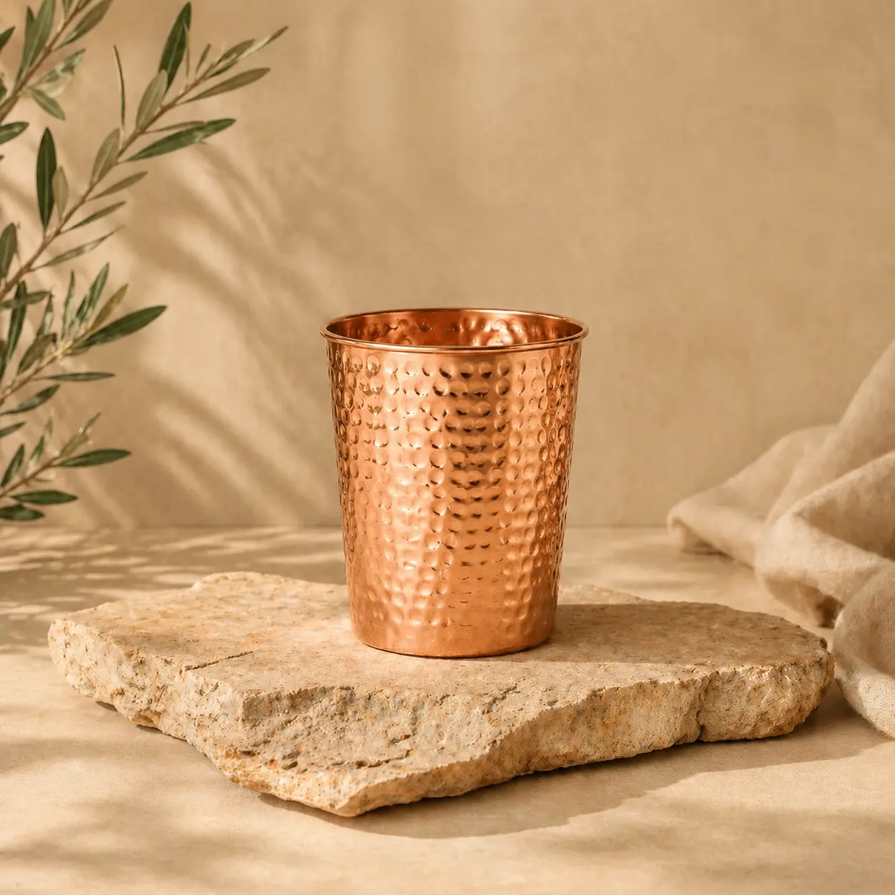 Alma Pure™ – Hammered Copper Cup