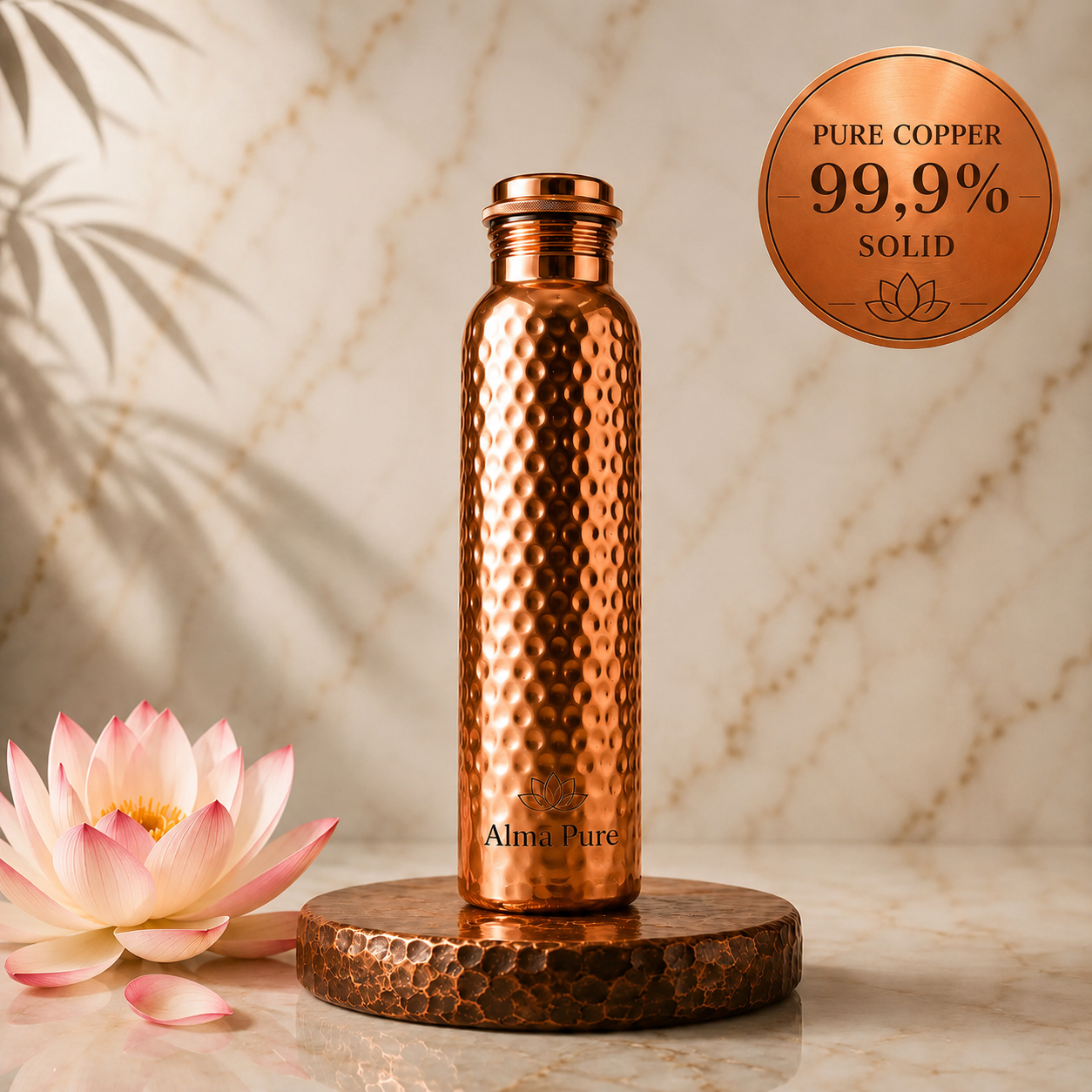 Alma Pure™ – Certified Pure Copper Water Bottles - Heritage Edition